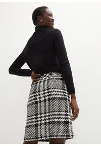 bonprix - Spódnica z miękkiej przędzy boucle. Kolor: czarny #3