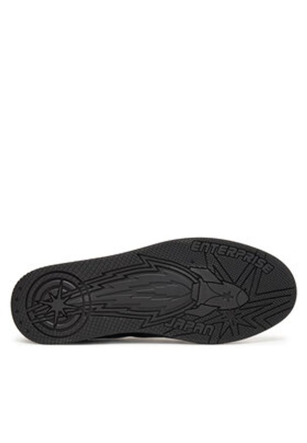 Enterprise Japan Sneakersy BB5007 PX214 Czarny. Kolor: czarny. Materiał: skóra