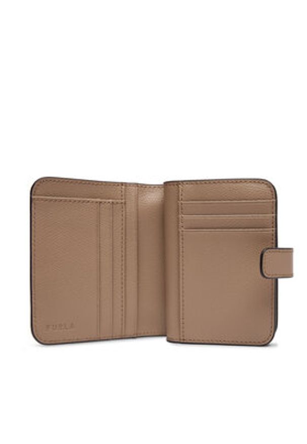Furla Mały Portfel Damski Camelia S WP00315 ARE000 CN 1257S 1007 Beżowy. Kolor: beżowy. Materiał: skóra