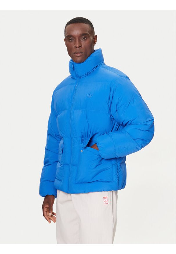 Adidas - adidas Kurtka zimowa JX4088 Niebieski Slim Fit. Kolor: niebieski. Materiał: syntetyk. Sezon: zima