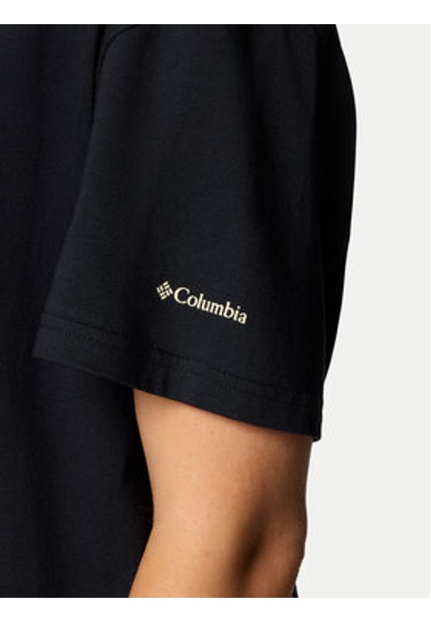 columbia - Columbia T-Shirt Rolling Bend™ 2119991 Czarny Regular Fit. Kolor: czarny. Materiał: bawełna