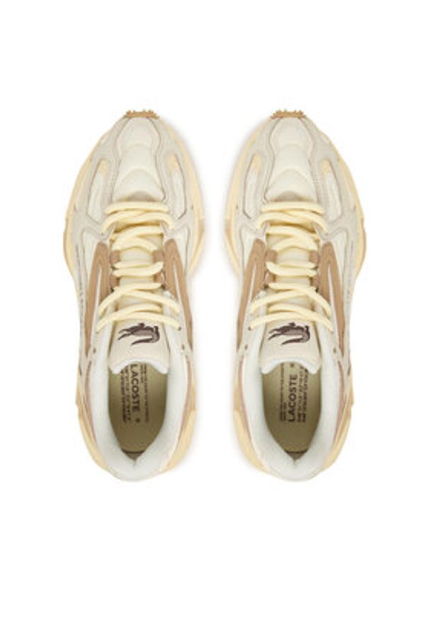 Lacoste Sneakersy L003 2K24 7-49SFA0012 Écru. Materiał: materiał
