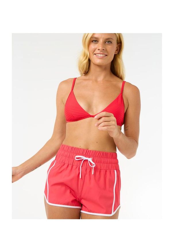 Spodenki surfingowe damskie Rip Curl High Waist Retro Volley 3" Czerwony. Stan: podwyższony. Kolor: czerwony