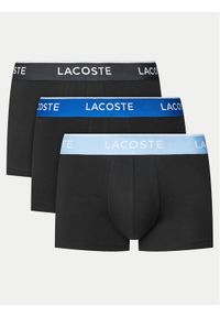 Lacoste Komplet 3 par bokserek 5H1297 Czarny. Kolor: czarny. Materiał: bawełna