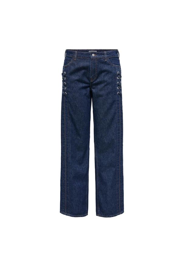 only - Jeans Only Cobain ciemnoniebieski denim. Kolor: czarny. Materiał: denim, jeans. Sport: skateboard