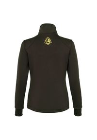 Bluza jeździecka damska EQUESTRIAN QUEEN Arianna 24AW zasuwana. Kolor: brązowy