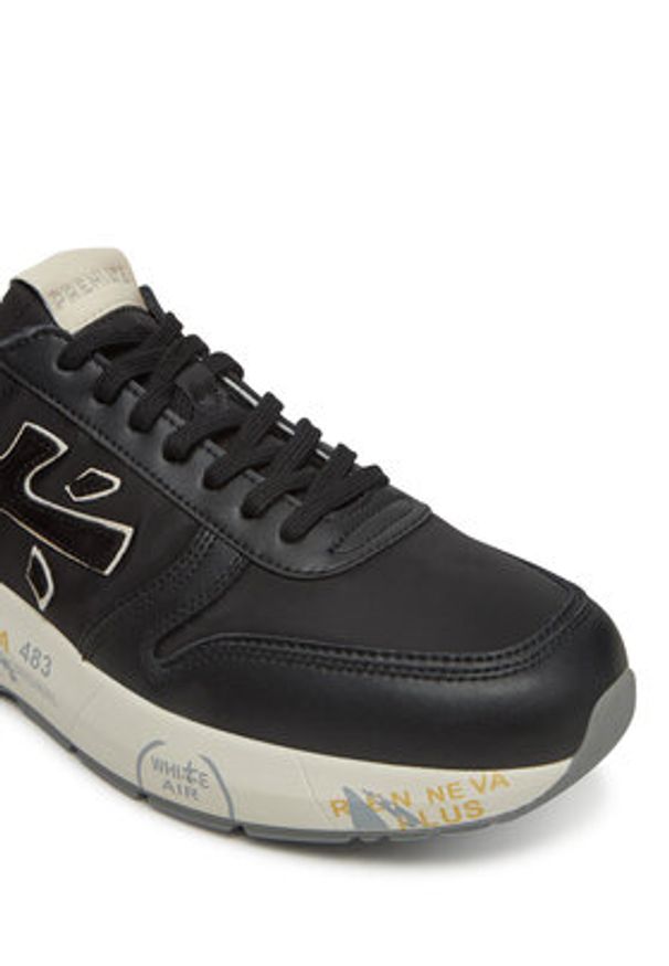 Premiata Sneakersy Mick Var 7249 Czarny. Kolor: czarny. Materiał: materiał