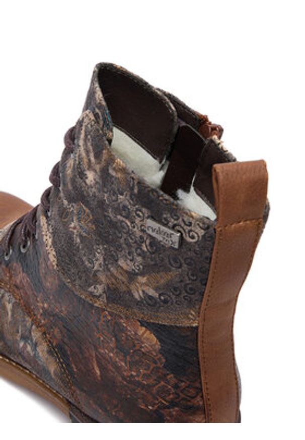 Rieker Trzewiki CEO-94611-90 Brązowy. Kolor: brązowy. Materiał: syntetyk, materiał