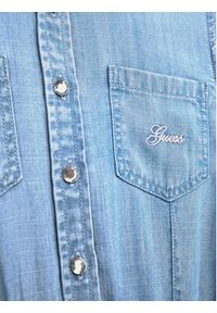 Guess Sukienka jeansowa J4RK36 D3X30 Niebieski Regular Fit. Kolor: niebieski. Materiał: lyocell #3
