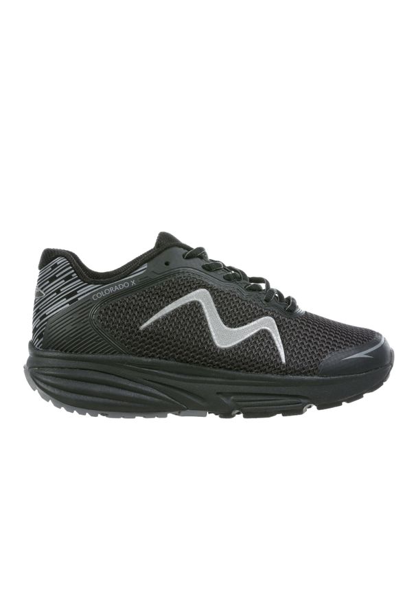 Damskie buty outdoor MBT Colorado X. Kolor: czarny, szary, wielokolorowy. Sport: outdoor