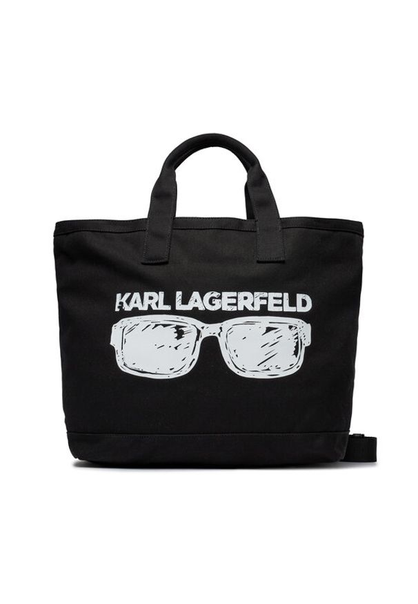 Karl Lagerfeld - Torebka KARL LAGERFELD. Kolor: czarny