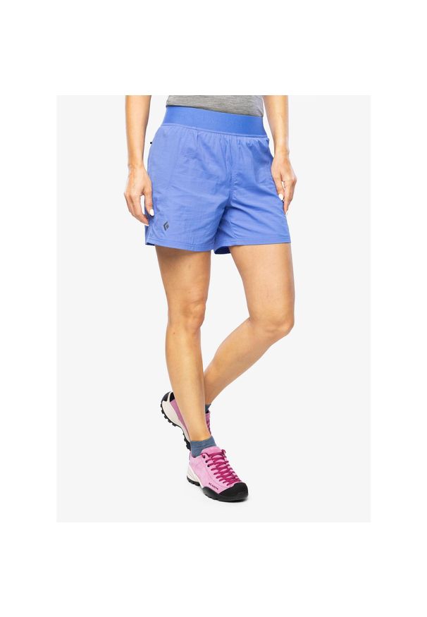 Spodenki turystyczne damskie Black Diamond Sierra LT Shorts. Kolor: niebieski. Sport: turystyka piesza