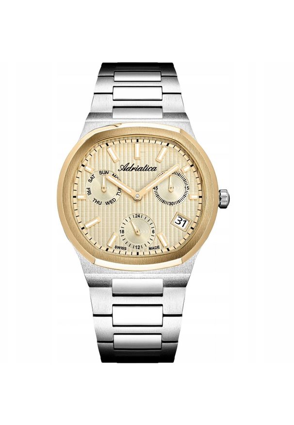 Zegarek Adriatica Zegarek męski Adriatica A8349.2111QF srebrny. Kolor: srebrny