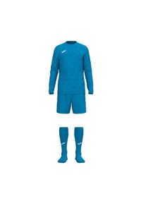 Zestaw bramkarski Joma Zamora IX. Kolor: niebieski. Materiał: poliester, poliamid, elastan. Sport: piłka nożna #1