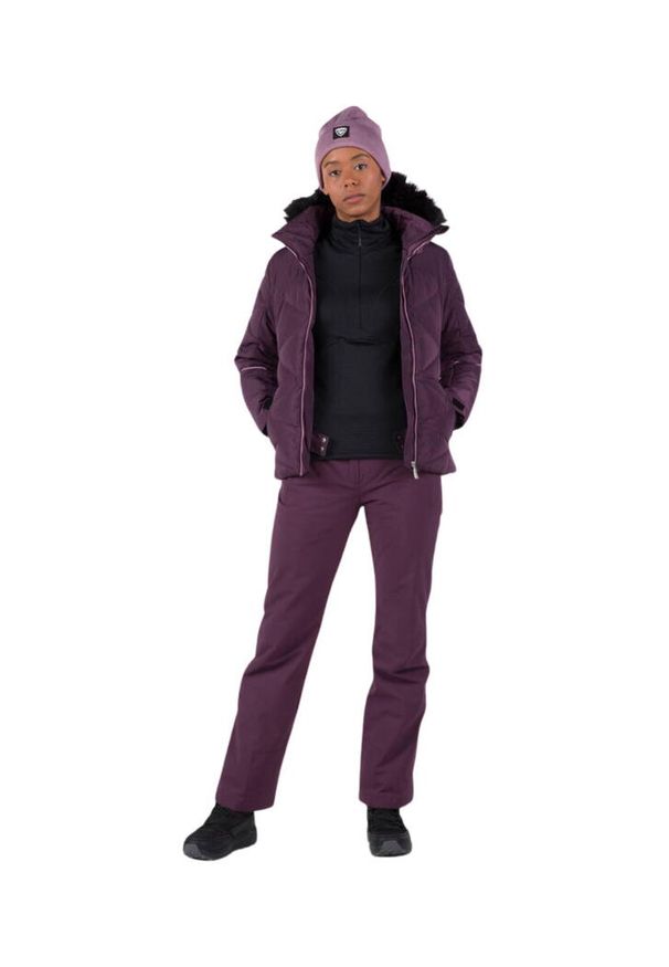 Bluza Rossignol W Blackside Fleece HZ czarna. Kolor: czarny