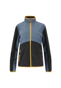 Polar damski Whistler Greyson. Kolor: czarny, niebieski, wielokolorowy. Materiał: polar. Sport: turystyka piesza #1
