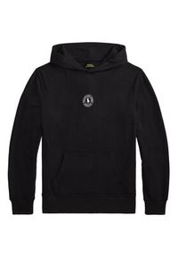 Polo Ralph Lauren Bluza 714P03152001 Czarny Regular Fit. Typ kołnierza: polo. Kolor: czarny. Materiał: wiskoza, syntetyk #5