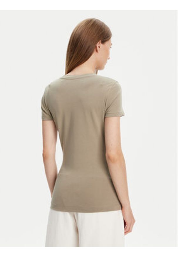 Guess T-Shirt W5YI08 J1314 Zielony Regular Fit. Kolor: zielony. Materiał: bawełna