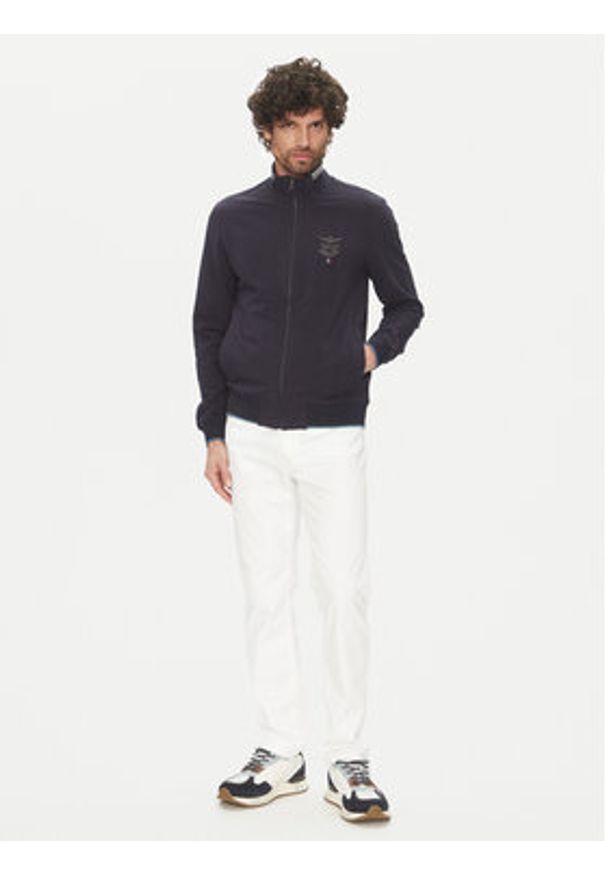 Aeronautica Militare Bluza 251FE1756F459 Granatowy Regular Fit. Kolor: niebieski. Materiał: bawełna