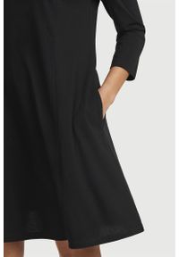 Cellbes - Dżersejowa sukienka ze wzorem. Okazja: na co dzień. Kolor: czarny. Materiał: jersey. Styl: elegancki, casual #2