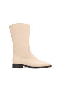 Kazar - Niskie kozaki na płaskiej podeszwie. Materiał: skóra. Szerokość cholewki: normalna. Obcas: na płaskiej podeszwie #1