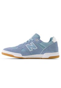 Buty męskie New Balance Numeric NM600BBG – niebieskie. Kolor: niebieski. Materiał: zamsz, guma, dresówka, materiał. Szerokość cholewki: normalna. Sport: bieganie, skateboard, fitness #6