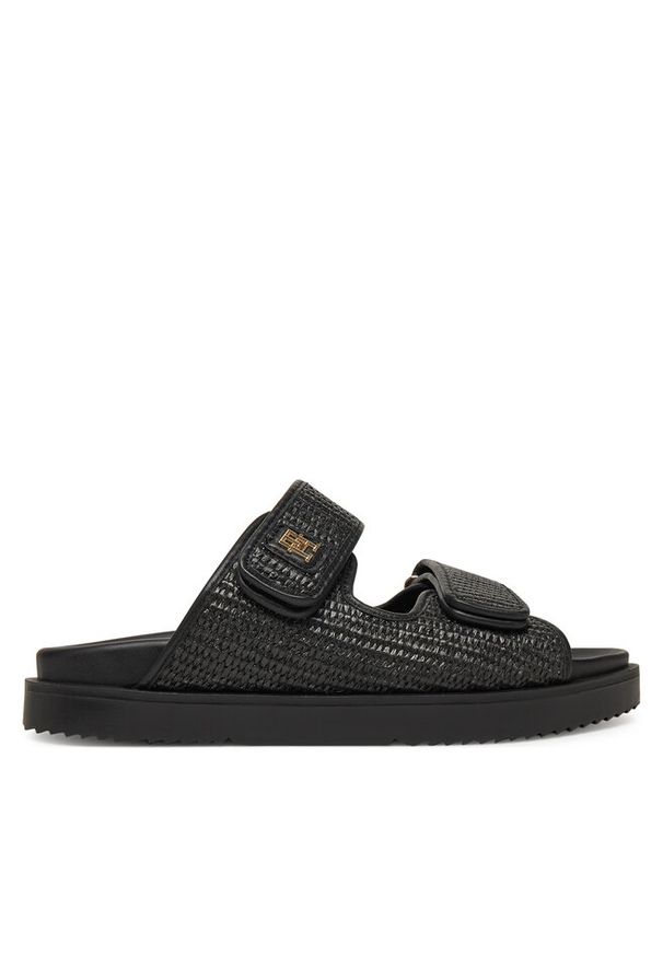 TOMMY HILFIGER - Klapki Tommy Hilfiger. Kolor: czarny