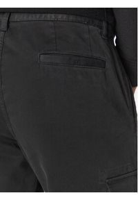 BOSS - Boss Spodnie materiałowe Sisla-5-Cargo 50501614 Czarny Regular Fit. Kolor: czarny. Materiał: materiał, bawełna