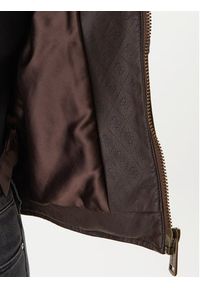 Guess Kurtka z imitacji skóry W6GL09 W1834 Brązowy Regular Fit. Kolor: brązowy. Materiał: skóra #6