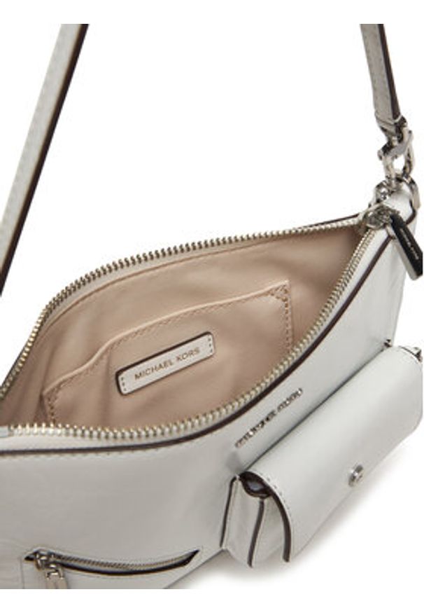 MICHAEL Michael Kors Torebka Jet Set 32S6SJ6F6L Biały. Kolor: biały. Materiał: skórzane