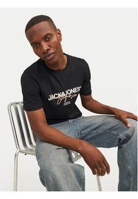 Jack & Jones - Jack&Jones T-Shirt Joraruba 12255452 Czarny Standard Fit. Kolor: czarny. Materiał: bawełna #7