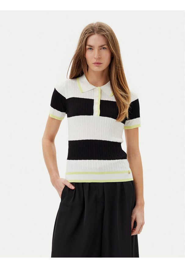 Artigli - ARTIGLI Sweter ACMA001937 Biały Regular Fit. Kolor: biały. Materiał: wiskoza