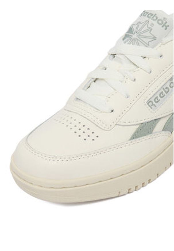 Reebok Sneakersy EO-CLUB C DOUBLE REVENGE 100244645 Écru. Kolor: kremowy. Materiał: skóra. Model: Reebok Club