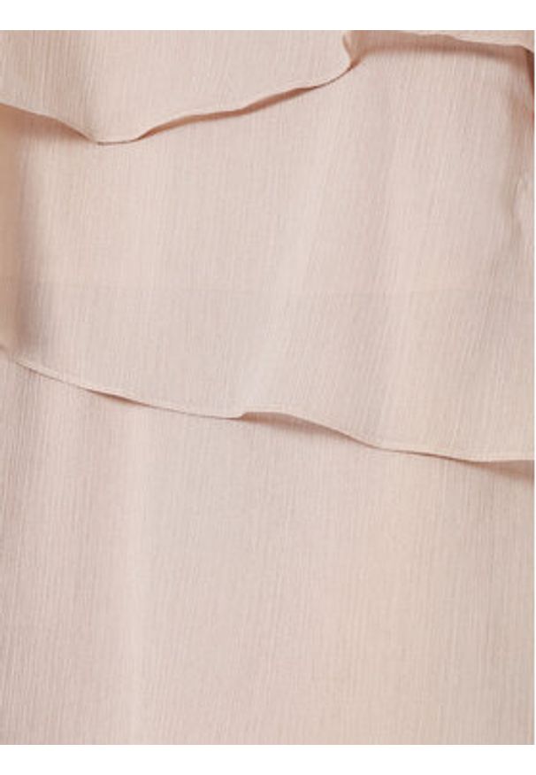 Tatuum Sukienka koktajlowa Palmi T2406.217 Beżowy Regular Fit. Kolor: beżowy. Materiał: syntetyk. Styl: wizytowy