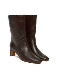 BALAGAN - Balagan Botki Adina Brązowy. Kolor: brązowy. Materiał: skóra #2