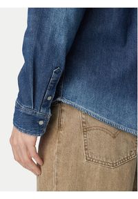 Tommy Jeans Koszula jeansowa DM0DM23390 Niebieski Regular Fit. Kolor: niebieski. Materiał: bawełna #4