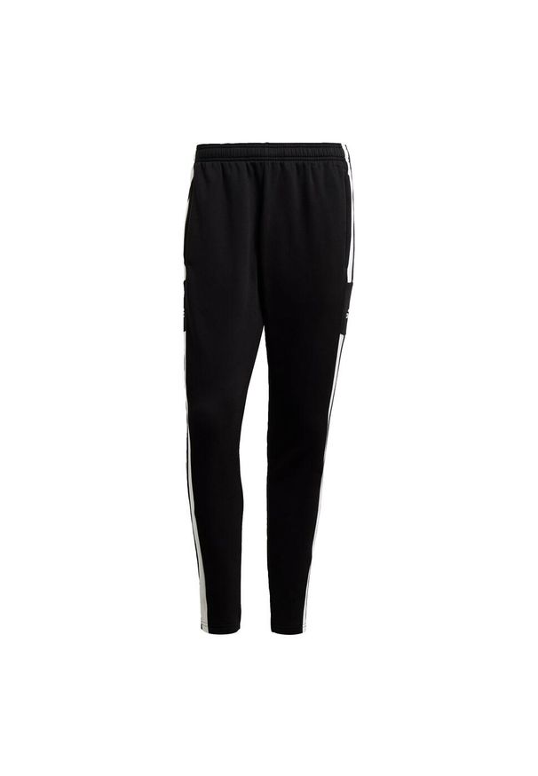Spodnie do piłki nożnej męskie Adidas Squadra 21 Sweat Pants. Kolor: czarny. Materiał: dresówka, poliester, bawełna. Sport: fitness, piłka nożna