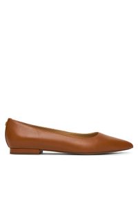 Lauren Ralph Lauren - LAUREN RALPH LAUREN Baleriny Londyn 802P09039002 Brązowy. Kolor: brązowy. Materiał: skóra #1