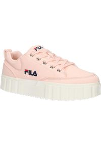 Buty do chodzenia damskie Fila Sandblast C trampki. Kolor: różowy. Sport: turystyka piesza