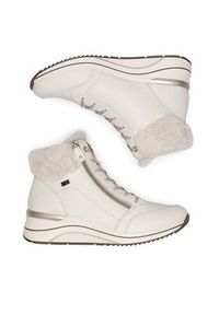 Remonte Trzewiki D0T77-80 Biały. Kolor: biały. Materiał: skóra #4