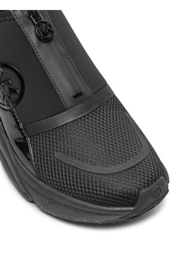MICHAEL Michael Kors Sneakersy Sami Zip Trainer 43R5SAFSBD Czarny. Kolor: czarny. Materiał: skóra