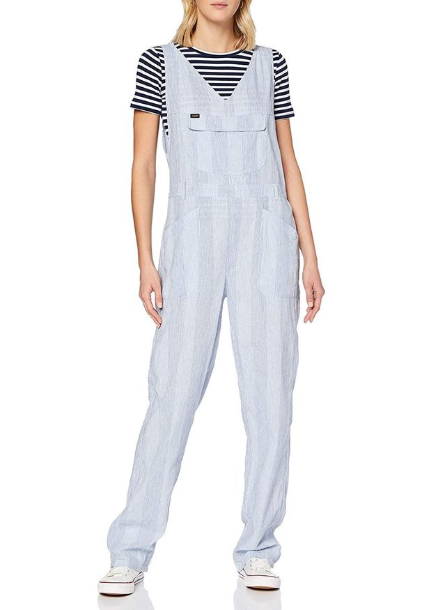 Lee - DAMSKI KOMBINEZON LEE PIPES JUMPSUIT SUMMER BLUE L39OIZNJ 112108429
