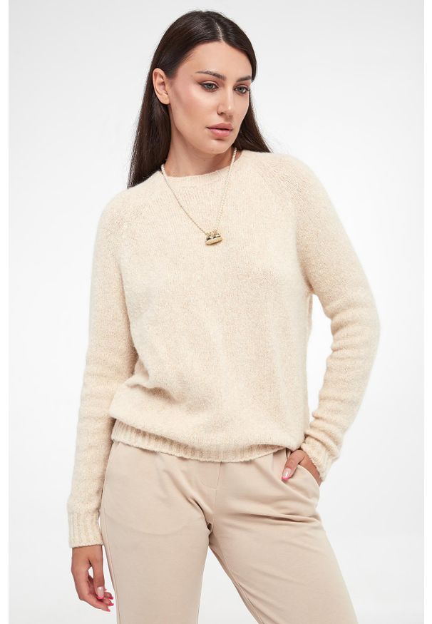 Weekend Max Mara - Sweter damski z alpaką Ghiacci WEEKEND MAX MARA