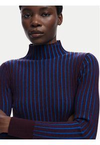 Desigual Golf Barrow 25WWJF18 Niebieski Slim Fit. Typ kołnierza: golf. Kolor: niebieski. Materiał: syntetyk #3