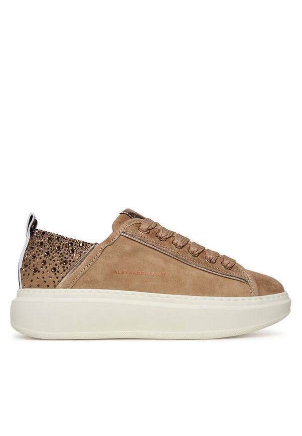 Sneakersy Alexander Smith. Kolor: beżowy