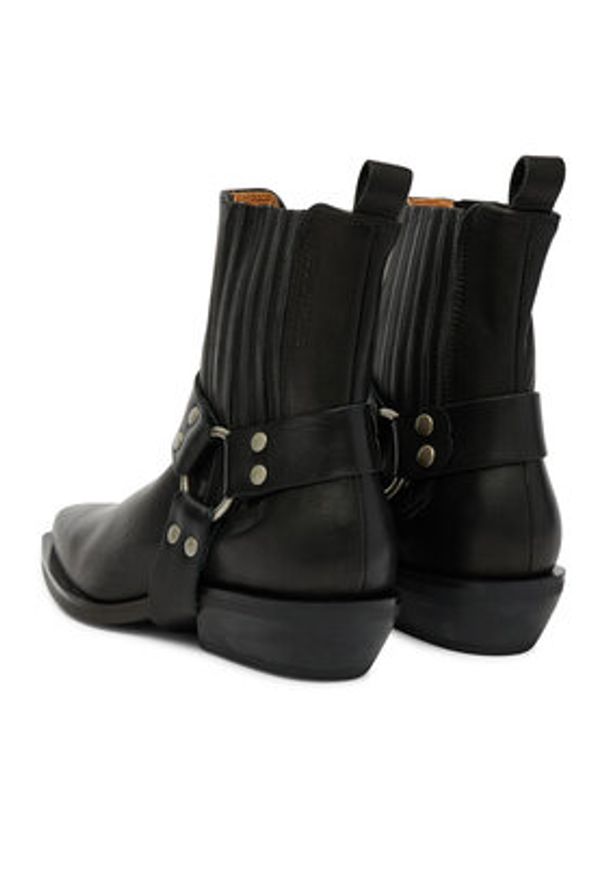 Replay - REPLAY Sztyblety GWN99.000.C0003L Czarny. Kolor: czarny. Materiał: skóra