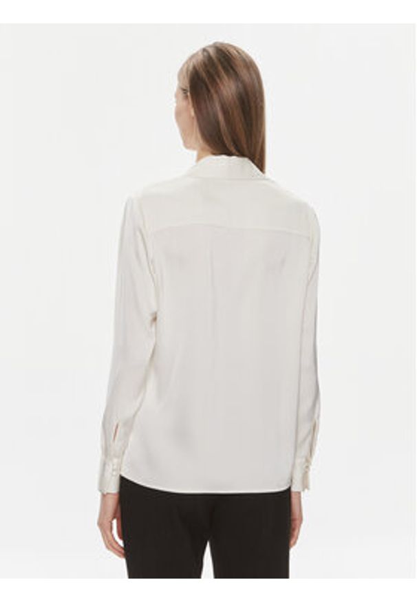 Calvin Klein Bluzka K20K206890 Écru Regular Fit. Materiał: syntetyk
