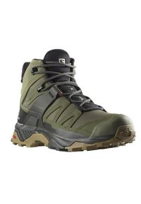 salomon - Buty trekkingowe męskie Salomon X Ultra Mid 4 Gtx. Wysokość cholewki: za kostkę. Zapięcie: sznurówki. Kolor: zielony. Materiał: materiał, syntetyk. Szerokość cholewki: normalna
