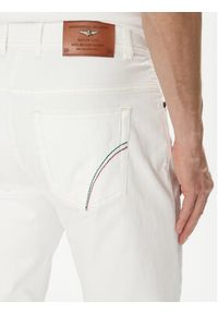 Aeronautica Militare Spodnie materiałowe 251PJ205CT3551 Biały Regular Fit. Kolor: biały. Materiał: bawełna #3