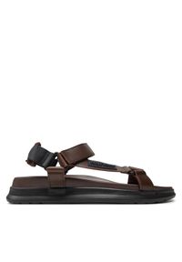 TOMMY HILFIGER - Tommy Hilfiger Sandały D Density Hilfiger Strap Sandal FM0FM05006 Brązowy. Kolor: brązowy